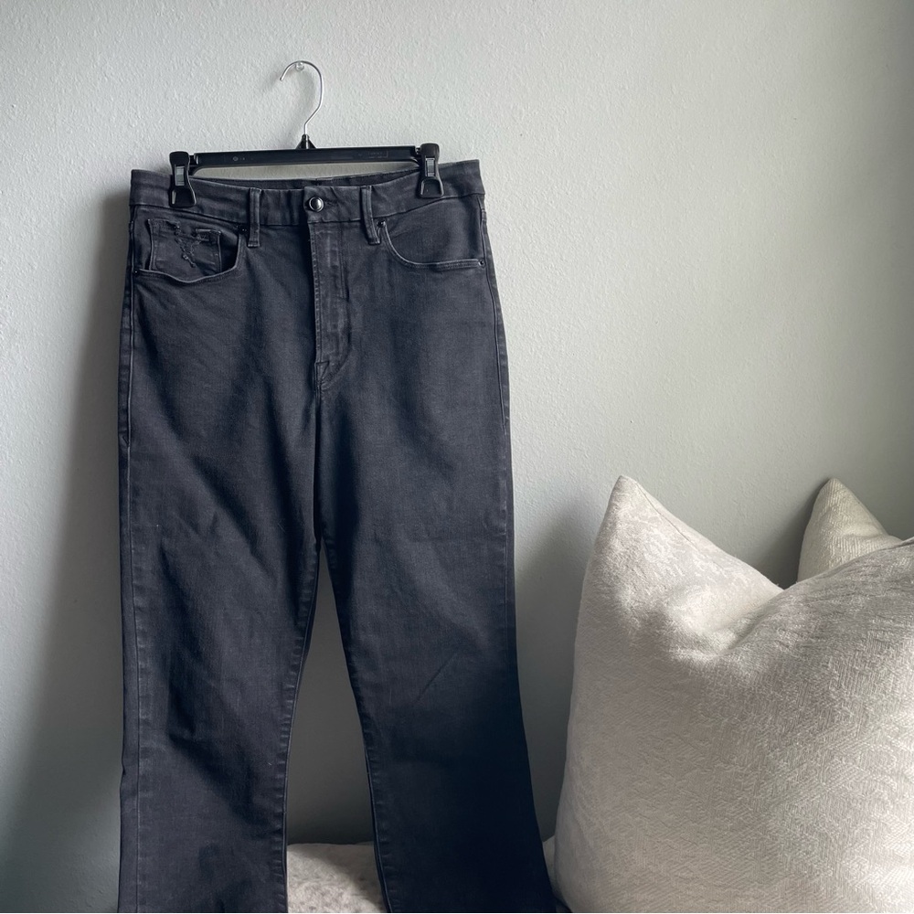 Good American *Good Waist Crop* Denim